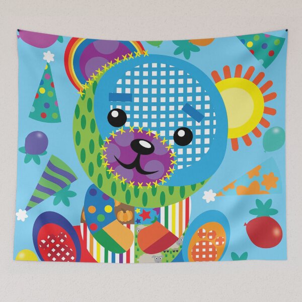 Item preview, Party time teddy bear designed and sold by smalladventures.