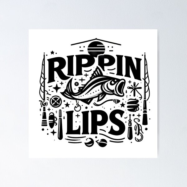 Rippin Lips Vintage Fishing Rippin Lips Retro Vintage Bass Fishing