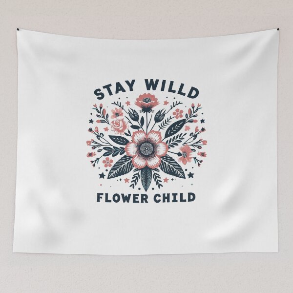 Item preview,  Stay Wild Flower Child - Boho Hippie T-Shirt designed and sold by store7azzouzi.