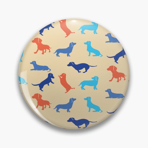 Item preview, Dachshund Pattern v22 designed and sold by Baikachi AD.
