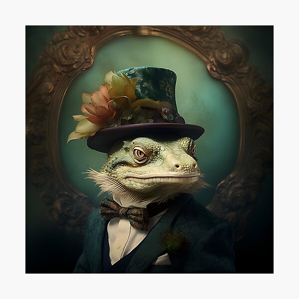 The Iguana's Fierce Placidity Photographic Print