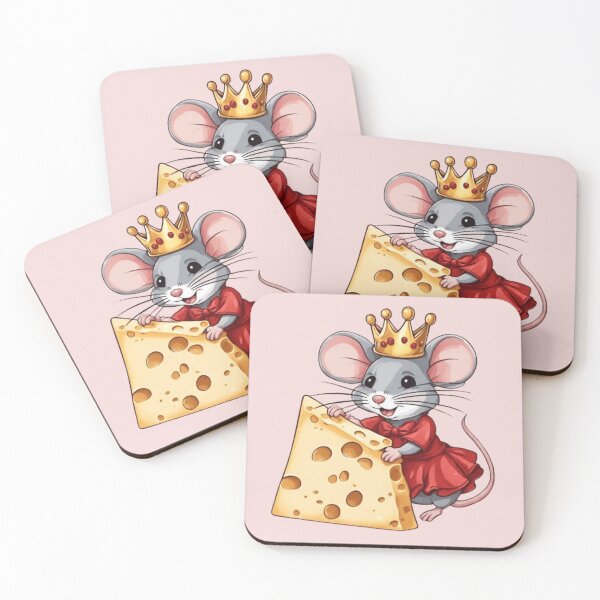 Item preview, Cute princess mouse with cheese  designed and sold by Culmika.