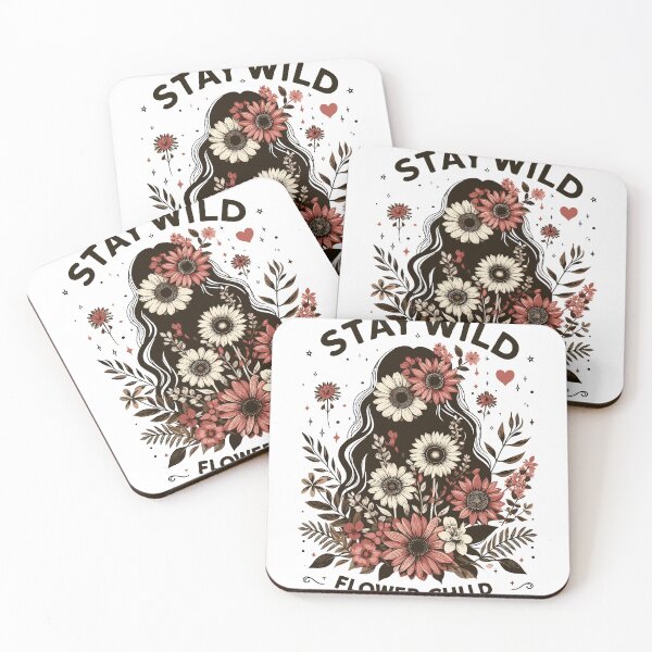 Item preview,   Stay Wild Flower Child - Boho Hippie T-Shirt designed and sold by store7azzouzi.