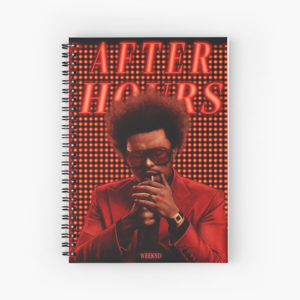 The Weeknd After House Japan Cd Cover Spiral Notebook