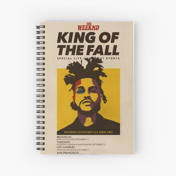 The Weeknd After House Japan Cd Cover Spiral Notebook