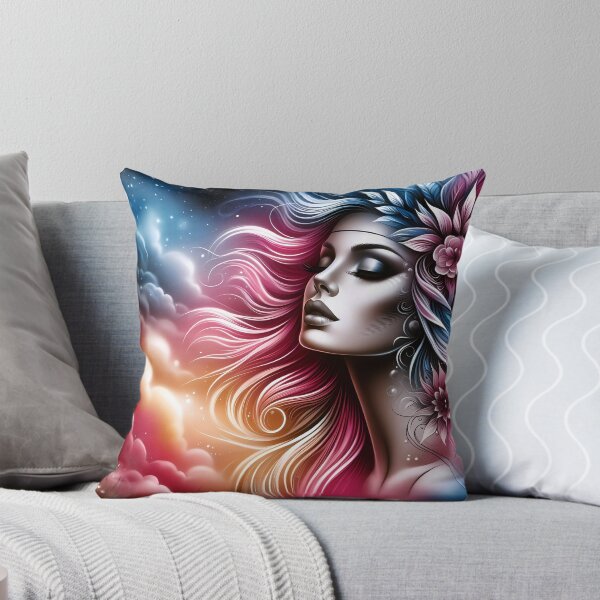 Item preview, Twilight Reverie: A Cosmic Floral Portrait designed and sold by Vitalka-uk.