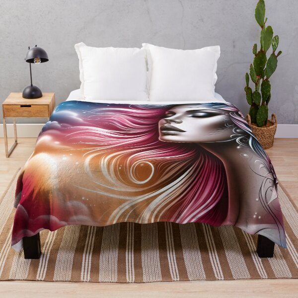 Item preview, Twilight Reverie: A Cosmic Floral Portrait designed and sold by Vitalka-uk.