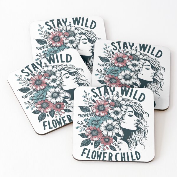 Item preview, Stay Wild Flower Child - Boho Hippie T-Shirt designed and sold by store7azzouzi.