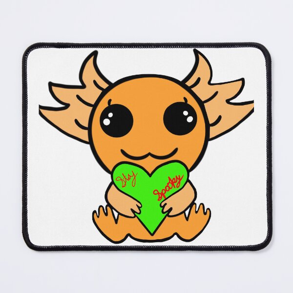 Item preview, Spooky axolotl designed and sold by Craftyrachart.