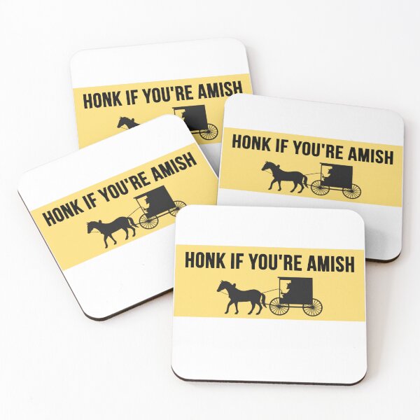 Item preview, HONK IF YOU'RE AMISH Bumper  designed and sold by Mamado-sakou.