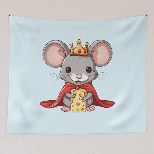 Item preview, Cute princess mouse with cheese  designed and sold by Culmika.