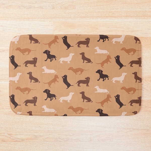 Item preview, Dachshund Pattern v26 designed and sold by Baikachi AD.