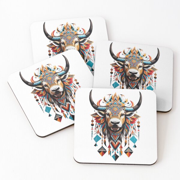 Item preview, Tribal buffalo spirit logo designed and sold by Laufer15.