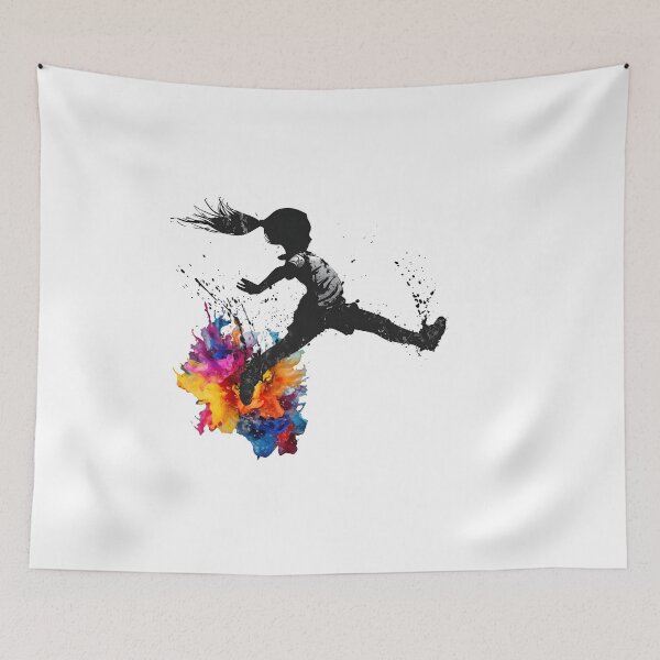 Item preview, Jumper girl Splash ART #14 Color Jump - GraffitiJoy designed and sold by fluidwatercolor.