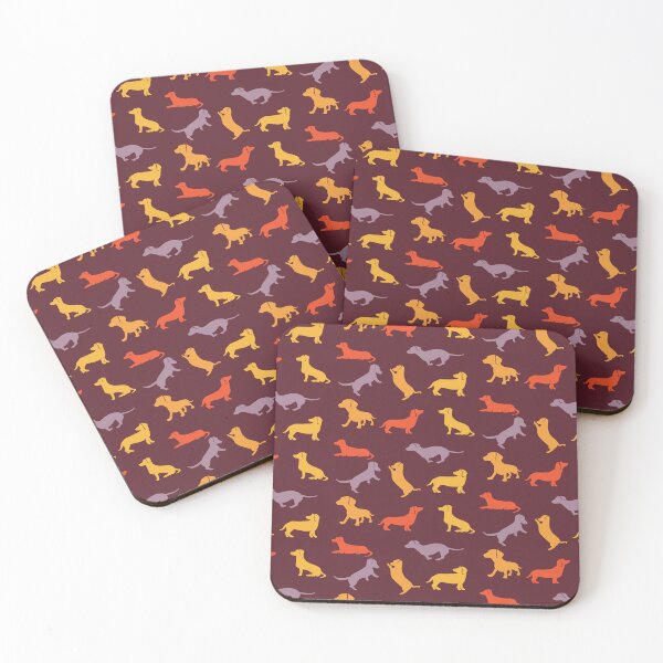 Item preview, Dachshund Pattern v28 designed and sold by Baikachi AD.