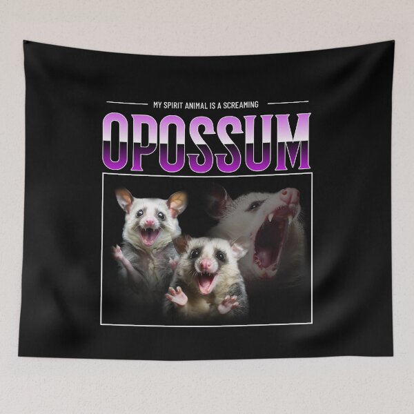 Item preview, My spirit animal is a screaming opossum designed and sold by Kamran-Sharjeel.