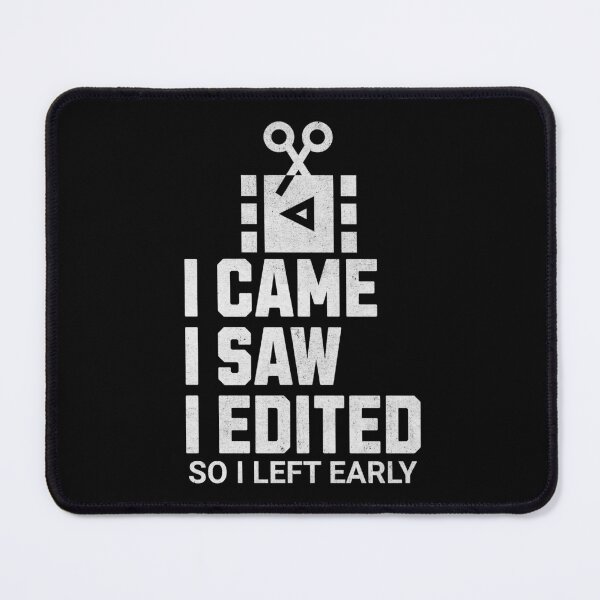 Item preview, Filmmaking Funny I Came I Saw I Edited Filmmaker Gift For Cinematographer Camera Lover designed and sold by HosvPrint .s.