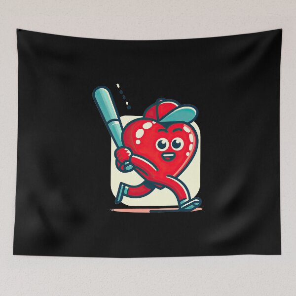 Item preview, Baseball Valentines Day Boys Men Kids Sports T-Shirt designed and sold by MAPDDesigns.