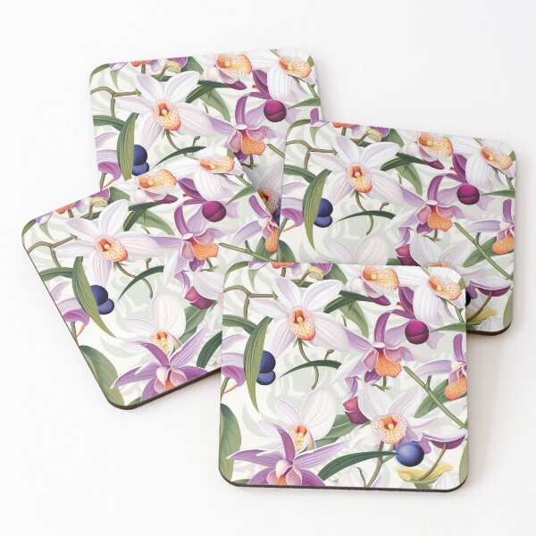 Item preview, Orchid Tile 01: Masquerade in Bloom, Spotted and Striped Exotica in Vibrant Hues designed and sold by TheBrainArt.