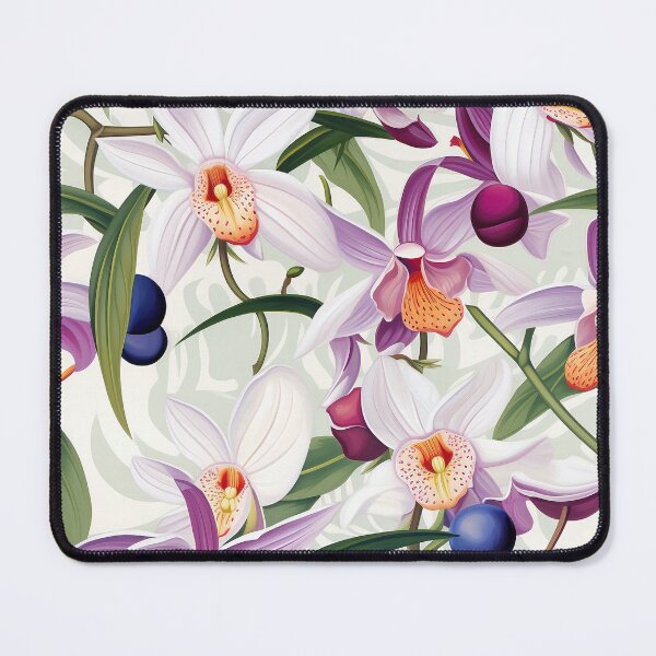 Item preview, Orchid Tile 01: Masquerade in Bloom, Spotted and Striped Exotica in Vibrant Hues designed and sold by TheBrainArt.