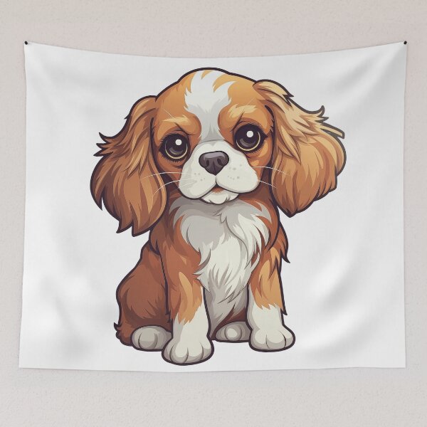 Item preview, Cavalier King Charles Puppy designed and sold by prissipix.
