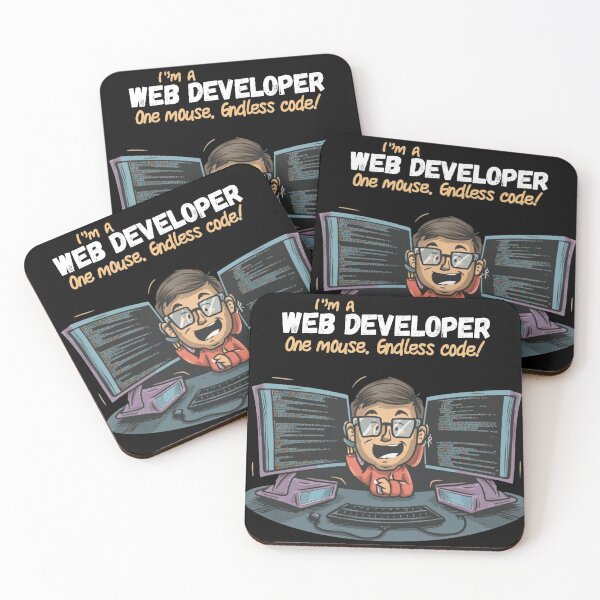 Item preview, I am a Web Developer - One mouse, Endless code! designed and sold by Merigold.