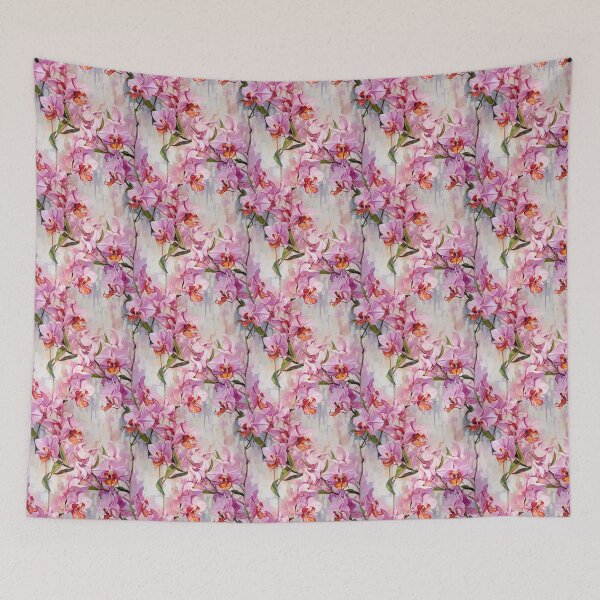 Item preview, Orchid Tile 03: Masquerade in Bloom, Spotted and Striped Exotica in Vibrant Hues designed and sold by TheBrainArt.