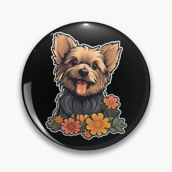 Artikelvorschau, Silky Terrier In Flowers entworfen und verkauft von CUTEDOGGIEZ.