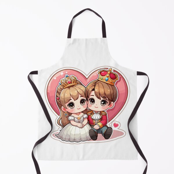 Item preview, Royal Heart Embrace: Young Prince and Princess Cuddle designed and sold by LittleSophia1.