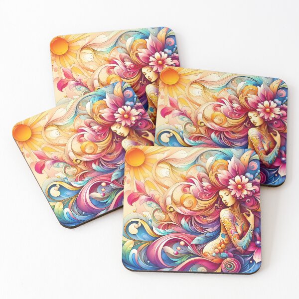 Item preview, Sundrenched Solace: An Abstract Ode to Warmth and Whimsy designed and sold by Vitalka-uk.