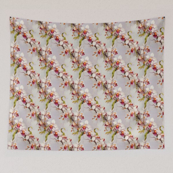 Item preview, Orchid Tile 04: Masquerade in Bloom, Spotted and Striped Exotica in Vibrant Hues designed and sold by TheBrainArt.