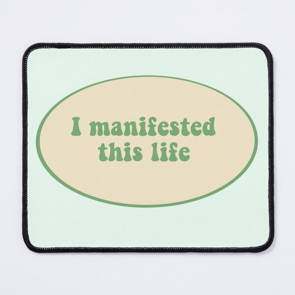 Item preview, Manifestation sticker manifested this life designed and sold by katie-walker32.
