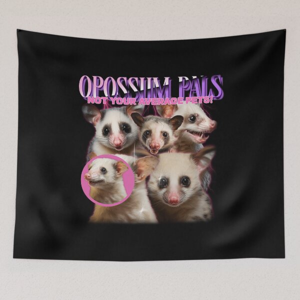 Item preview, Opossum Pals, not your average pets designed and sold by Kamran-Sharjeel.