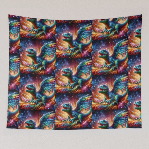 Item preview,  Cosmic Dragon’s Flight with elegance and strength  designed and sold by SimpleAsSymbol.