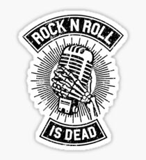 Rock and Roll is Dead Sticker
