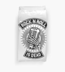 Rock and Roll is Dead Duvet Cover