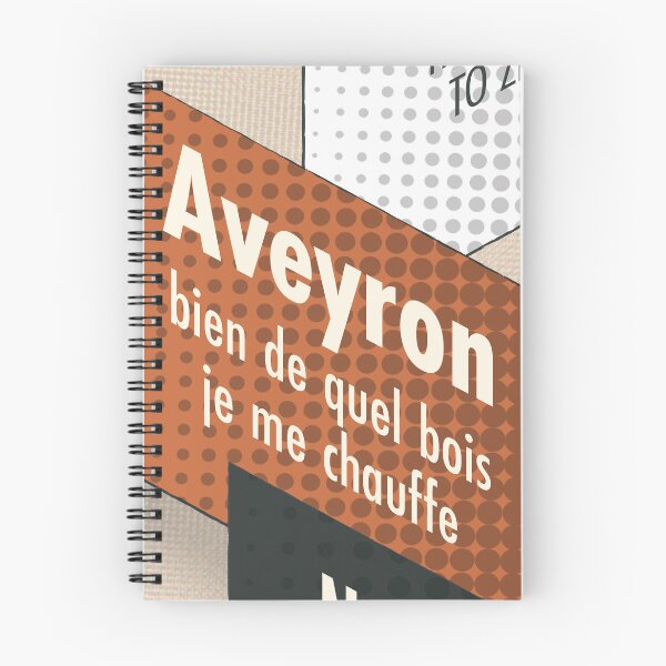 Item preview, Aveyron what wood do I use to heat myself, 12, the departamental slogan designed and sold by Cyrille BRG.
