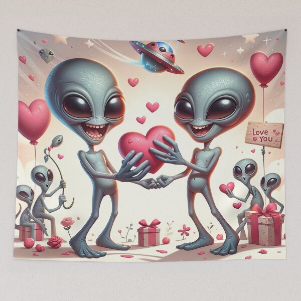 Item preview, Galactic Love | 'Out of This World' Valentine's Day Tee | Spread the Love Universally! designed and sold by irek07.