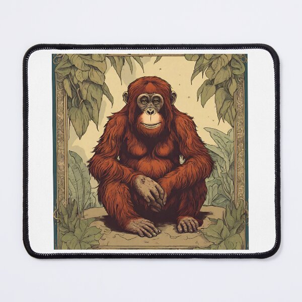 Item preview, Orangutan Illustration designed and sold by myfandombrain.