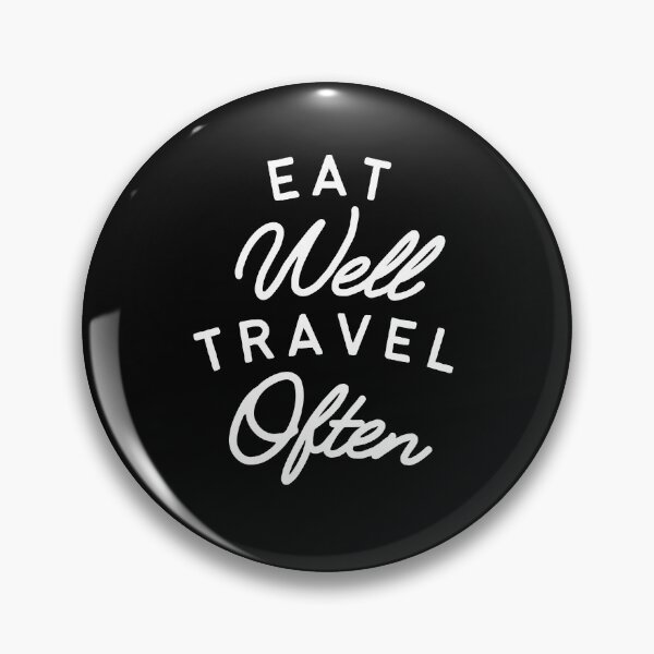 Item preview, Eat Well Travel Often designed and sold by OnTheTrend.