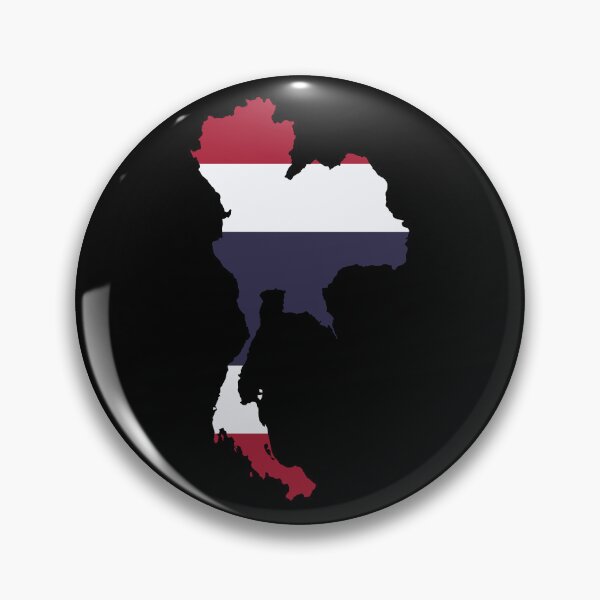 Item preview, Flag Map of Thailand designed and sold by feether-store.