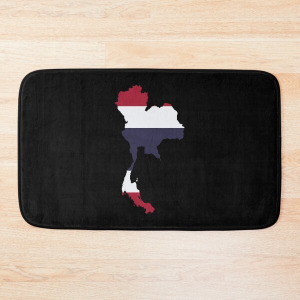 Item preview, Flag Map of Thailand designed and sold by feether-store.