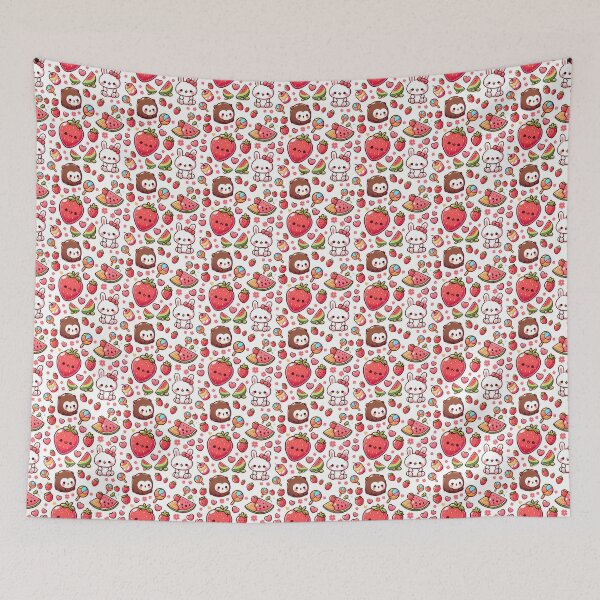 Item preview, Kawaii template strawberry - Stickers and Journal designed and sold by WSCollection.
