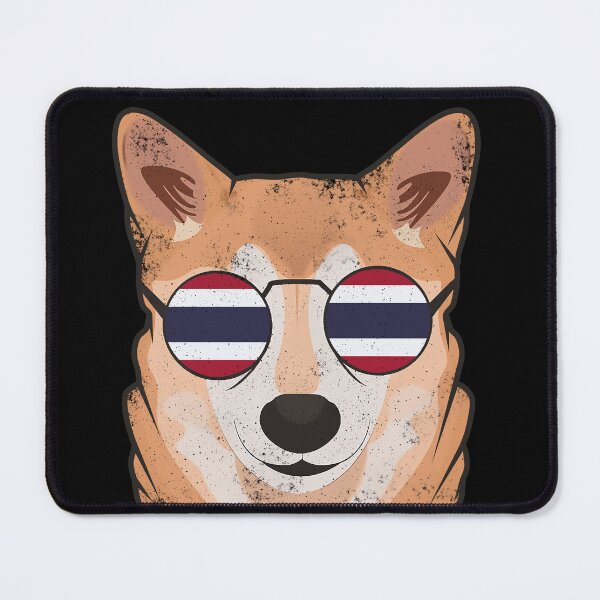 Item preview, Vintage Patriotic Shiba Inu Thai Flag designed and sold by feether-store.