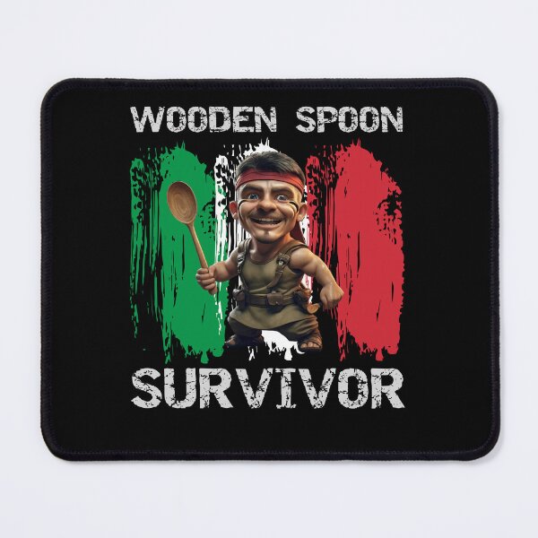 Item preview, I Survived The Wooden Spoon Funny Gift Italian Kitchen designed and sold by predoks.