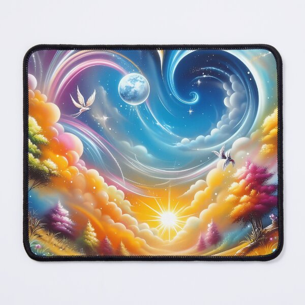 Item preview, Luminous Eddies: A Dance of Day, Night, and Nature designed and sold by Vitalka-uk.