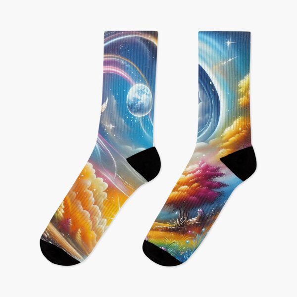Item preview, Luminous Eddies: A Dance of Day, Night, and Nature designed and sold by Vitalka-uk.