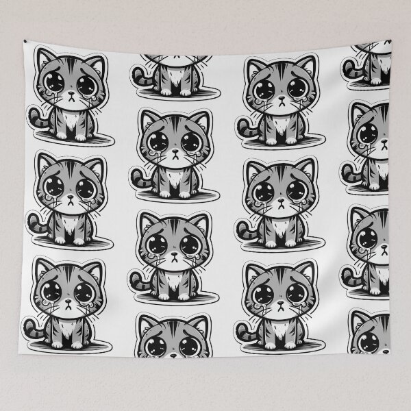 Item preview, cry cat funny designed and sold by dadaserhat.