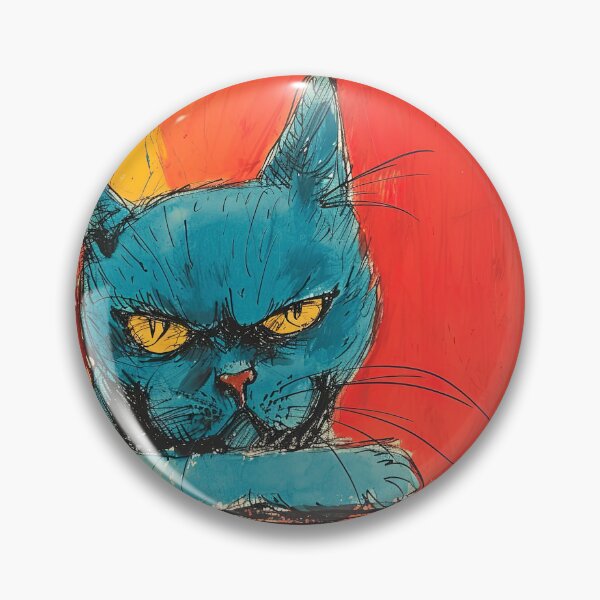 Item preview, Snarling Puss Puss designed and sold by Retro Type.