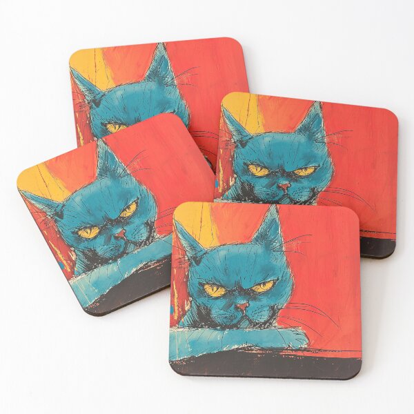 Item preview, Snarling Puss Puss designed and sold by Retro Type.